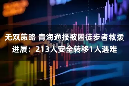 无双策略 青海通报被困徒步者救援进展：213人安全转移1人遇难